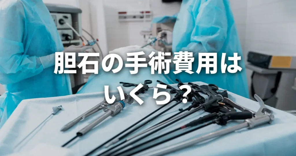 胆石の手術費用はいくら？日帰りと入院の違い・自己負担の目安を解説